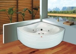 140 x 140 Oval Jakuzi