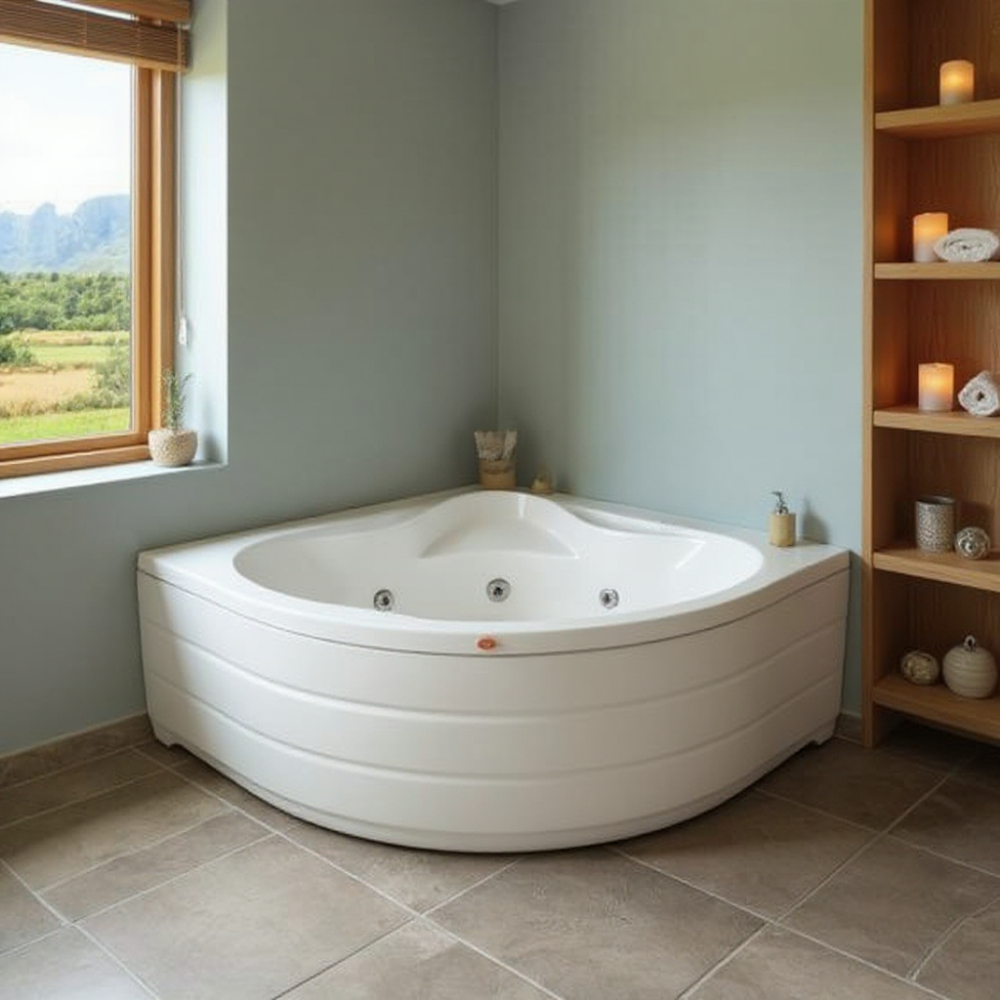 140 x 140 Oval Jakuzi