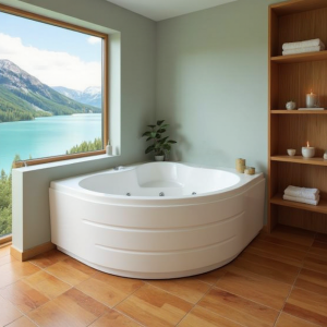 120 x 120 Oval Jakuzi