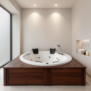 200 x 200 Ahşap Kasalı Jakuzi