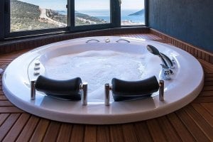 180 cm Yuvarlak Gömme Jakuzi