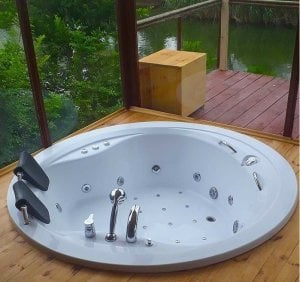 180 cm Yuvarlak Gömme Jakuzi