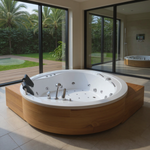 180 cm Yuvarlak Gömme Jakuzi