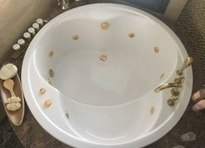 150 cm Yuvarlak Gömme Jakuzi