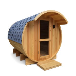 Panoramik Camlı Varil Sauna