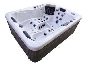 DELUXE Serisi 3 Kişilik Teras ve Bahçe Tipi Dış Mekan Jakuzi – 210 x 165 cm