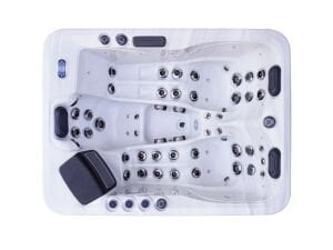 DELUXE Serisi 3 Kişilik Teras ve Bahçe Tipi Dış Mekan Jakuzi – 210 x 165 cm