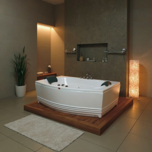 170 x 70 x 85 JAKUZİ ÇİFT BAŞ YASTIKLI + BATARYALI